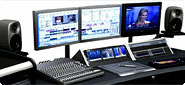 air conditioned video editing suite with high end editing PCs